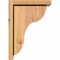 Ekena Millwork Carmel Smooth Corbel w/Backplate, Western Red Cedar, 7 1/2"W x 10"D x 14"H COR08X10X14CAR01SWR - alternate 4